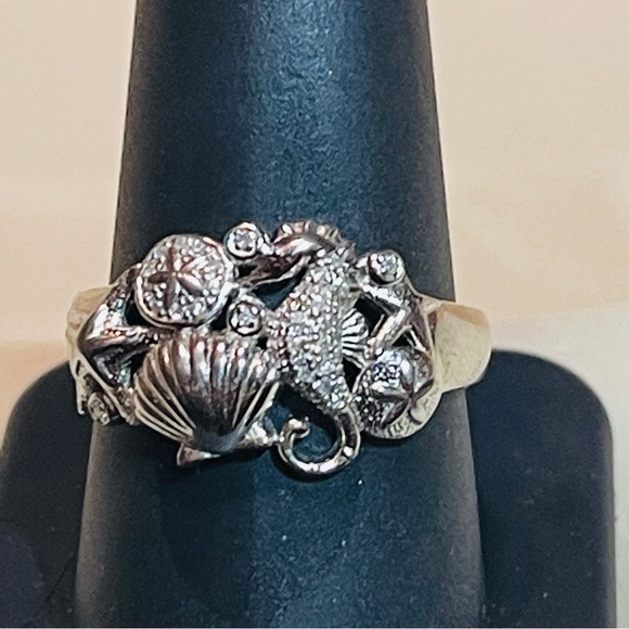 ⚓️Gorgeous 925 Sterling Silver Ross & Simons “Ocean” Ring! - Picture 10 of 16